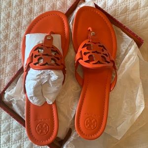 Tory Burch Miller Sandal - Poppy Red, size 10